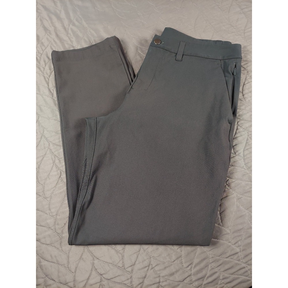 Lululemon ABC Pants Mens 32 Gray Classic Fit Warpstreme LM5AO5S 29 Inseam